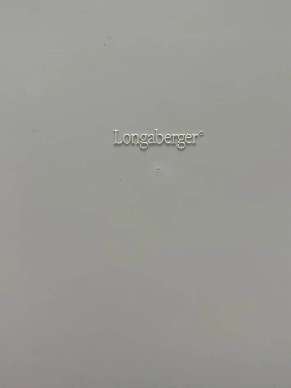 Longaberger Plastic Protector Lid and Container